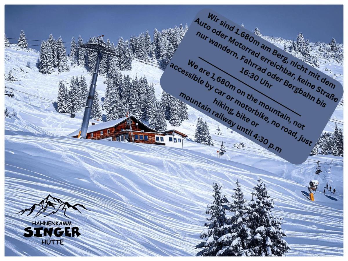 Berggasthof Singerhutte In Hofen, Reutte Hotel Esterno foto
